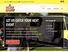 Tablet Screenshot of hungrymonkeyfoodtruck.com